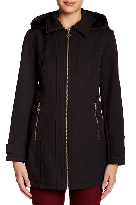 michael kors rain jackets with hood|michael kors rain jacket women.